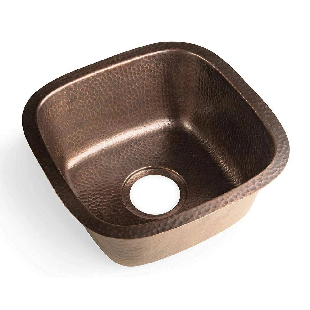 Copper 15 in. Dual Mount Bar Sink M603790