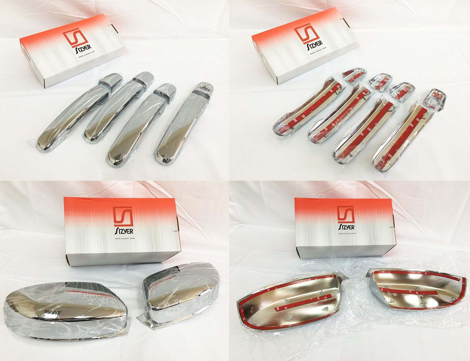 Chrome Tailgate Covers with Camera Hole X1979