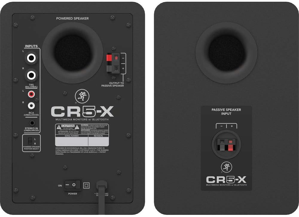 5 Studio Monitors (Pair) with Isolation Pad & Cable Bundle R1083