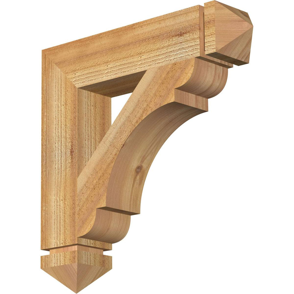 4 inch x 20 inch x 20 inch Western Red Cedar Bracket C623