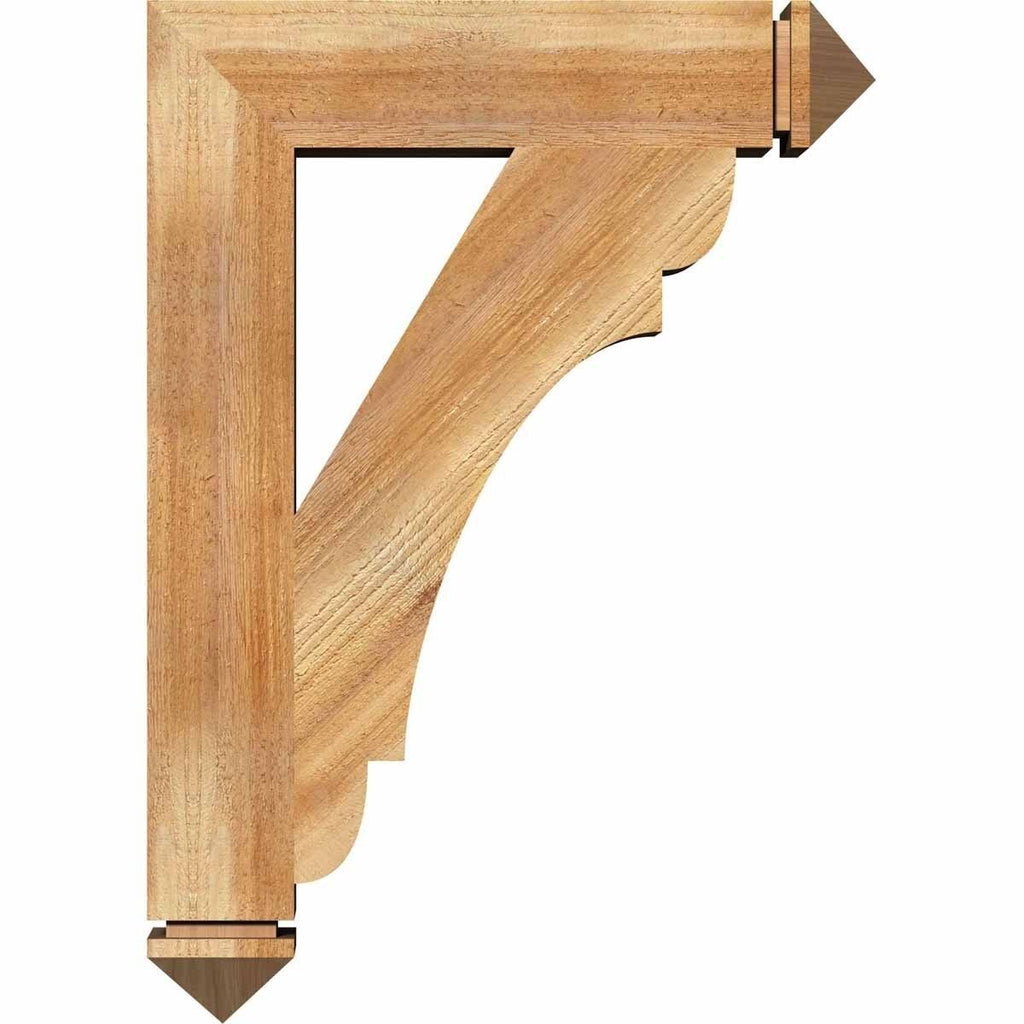 4 inch x 20 inch x 20 inch Western Red Cedar Bracket C623