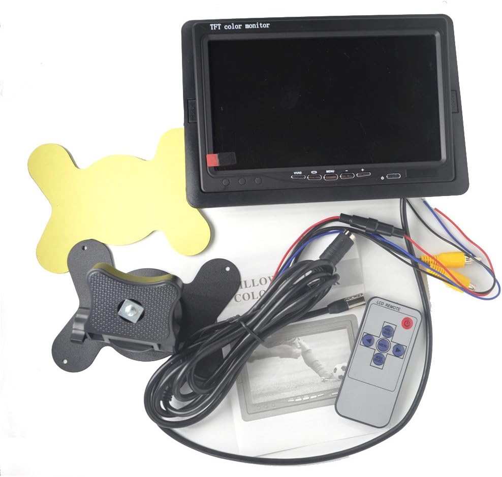 LED Backup Camera and Monitor, 7" Monitor, Pack of 2 Q4225