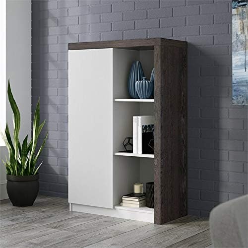 Charcoal Ash Finish Storage Cabinet C248