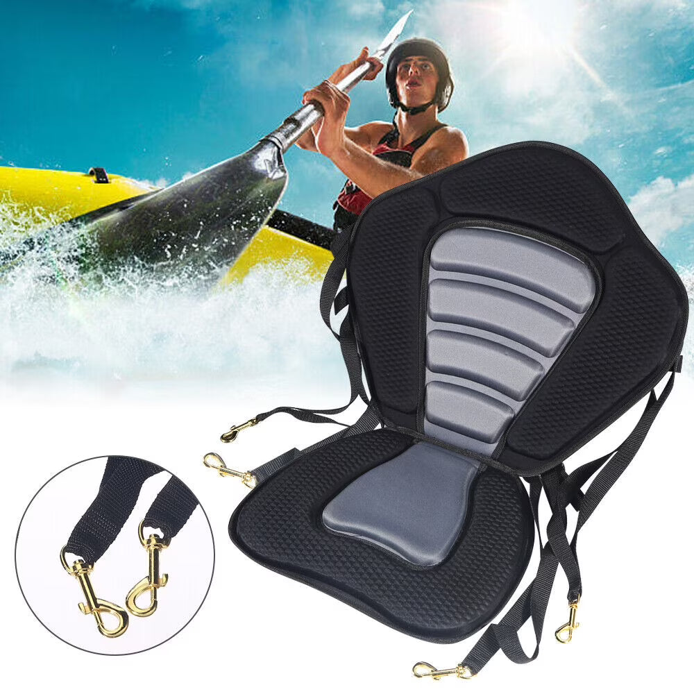 4 Adjustable Polyester Padded Kayak Seats T6014