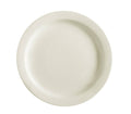 Narrow Rim 7-1/4-Inch White Stoneware Plate, Box of 36 V939361