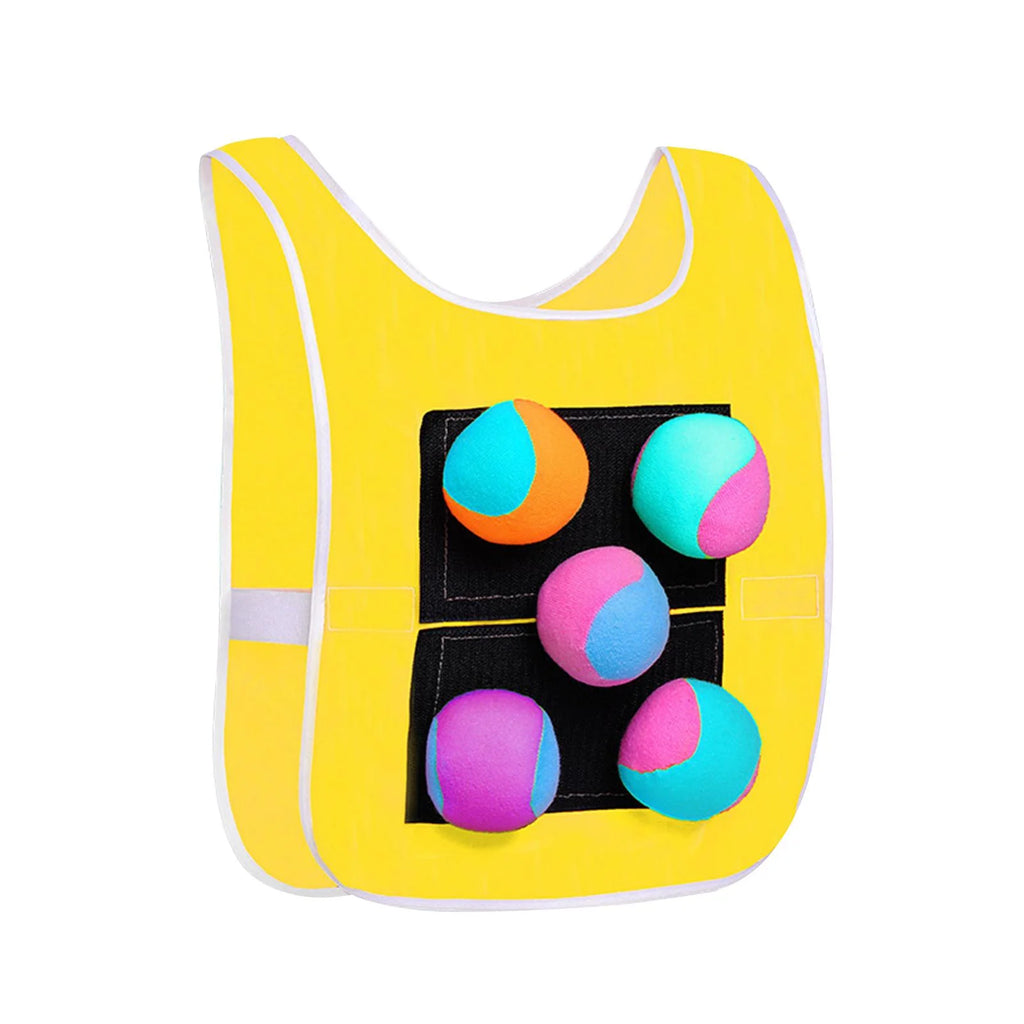 Sticky Dodgeball Vest with 5 Sticky Ball C391