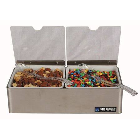 2 Quart Condiment Center with Notched Lids J81991