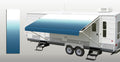 Ocean Blue Fade Awning Fabric 16' T493868
