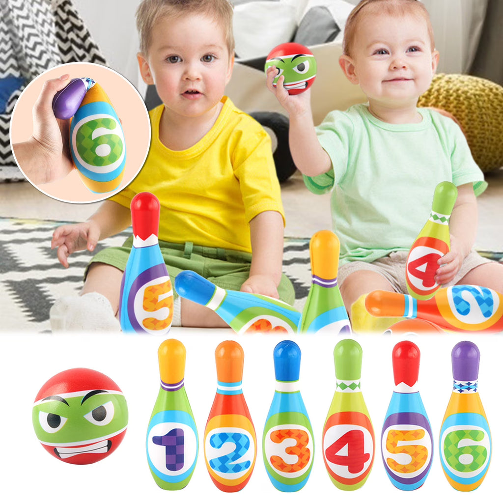 Mini Bowling Game Indoor Outdoor Sports Garden Toys M19735