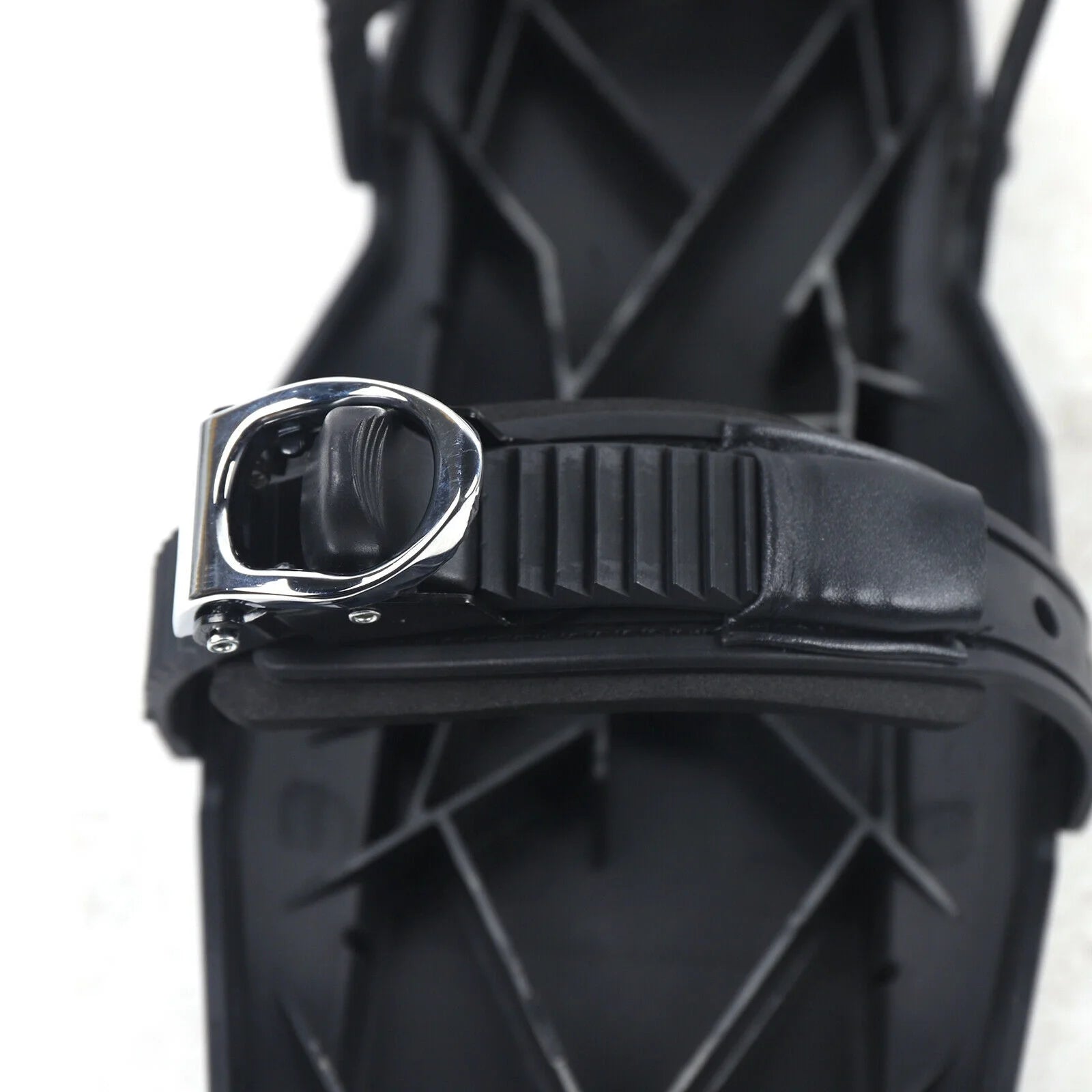 Black Mini Ski Boots Adjustable Bindings C906409