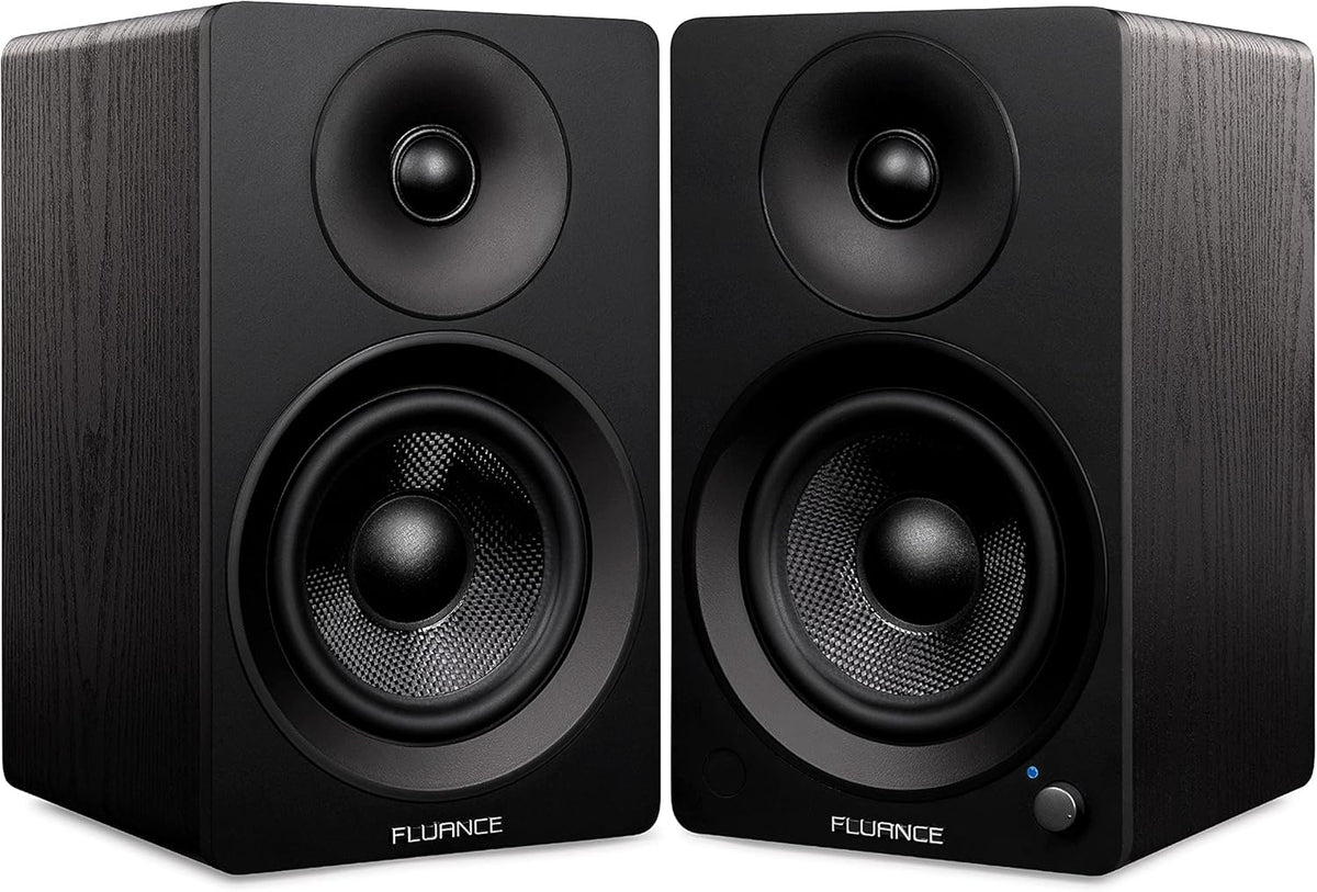 Powered 2-Way 2.0 Stereo Bookshelf Speakers with 5 Drivers, 90W Amplifier E95948
