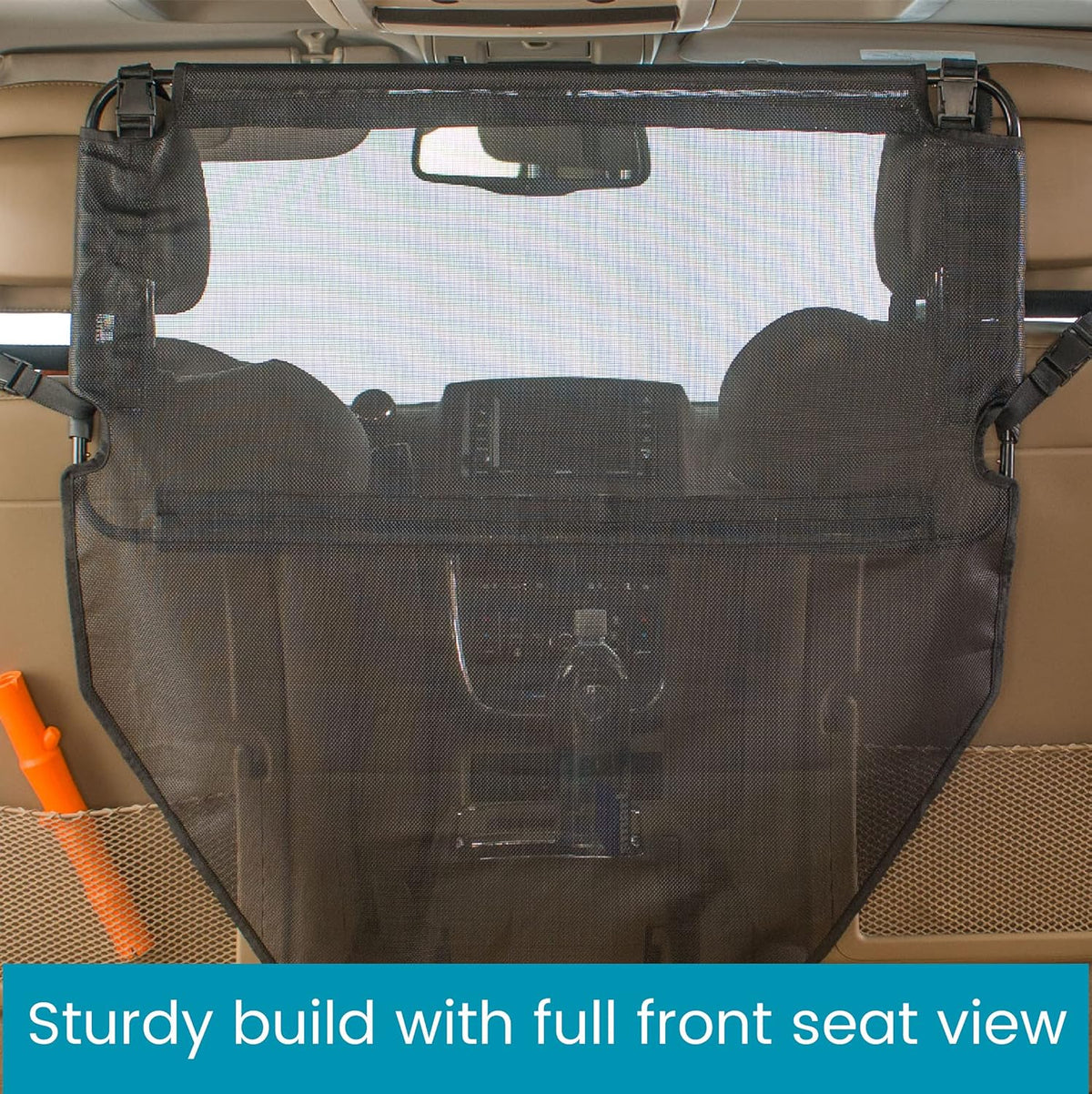 Dog Barrier Gate with Steel Frame W8457