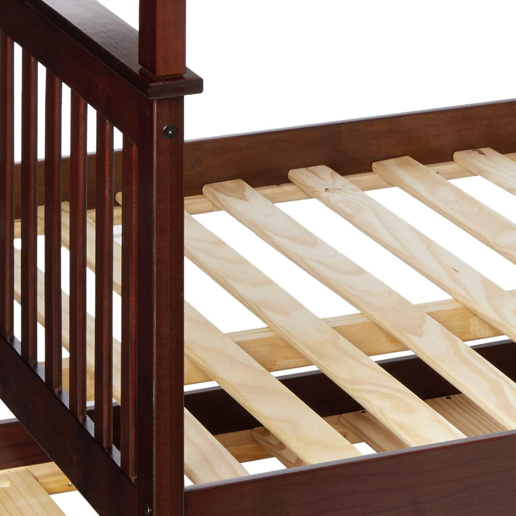Dark Cappuccino Full/Full/Twin Bunk Bed with Trundle Z87202