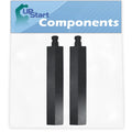 2-Pack BBQ Gas Grill Tube Burner Replacement Parts, Cast Iron Pipe Burners 15 3/4" A195947