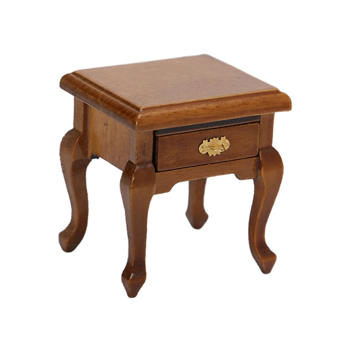 Walnut 1:12 Scale Bedroom Cabinet S6237