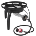 Outdoor Furnace Round Furnace 20W BTU Head Diameter 26cm With 1.2m Leather Tube With 0-20psig High Pressure Valve W879830