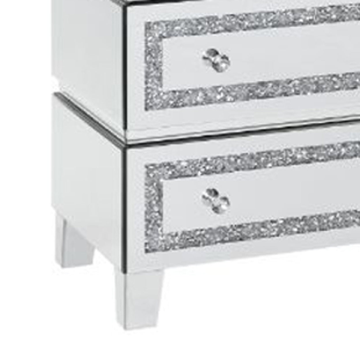 Silver Storage Cabinet with 3 Drawers T433569