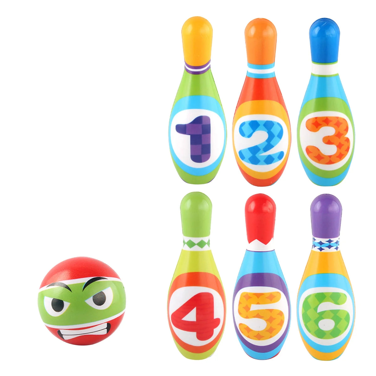 Mini Bowling Game Indoor Outdoor Sports Garden Toys M19735