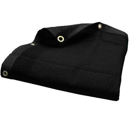 Black Heavy Duty Mesh Tarp Sun Shade B582