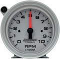 3 3/4in Tachometer 10K RPM Silver Dial Black Case M694