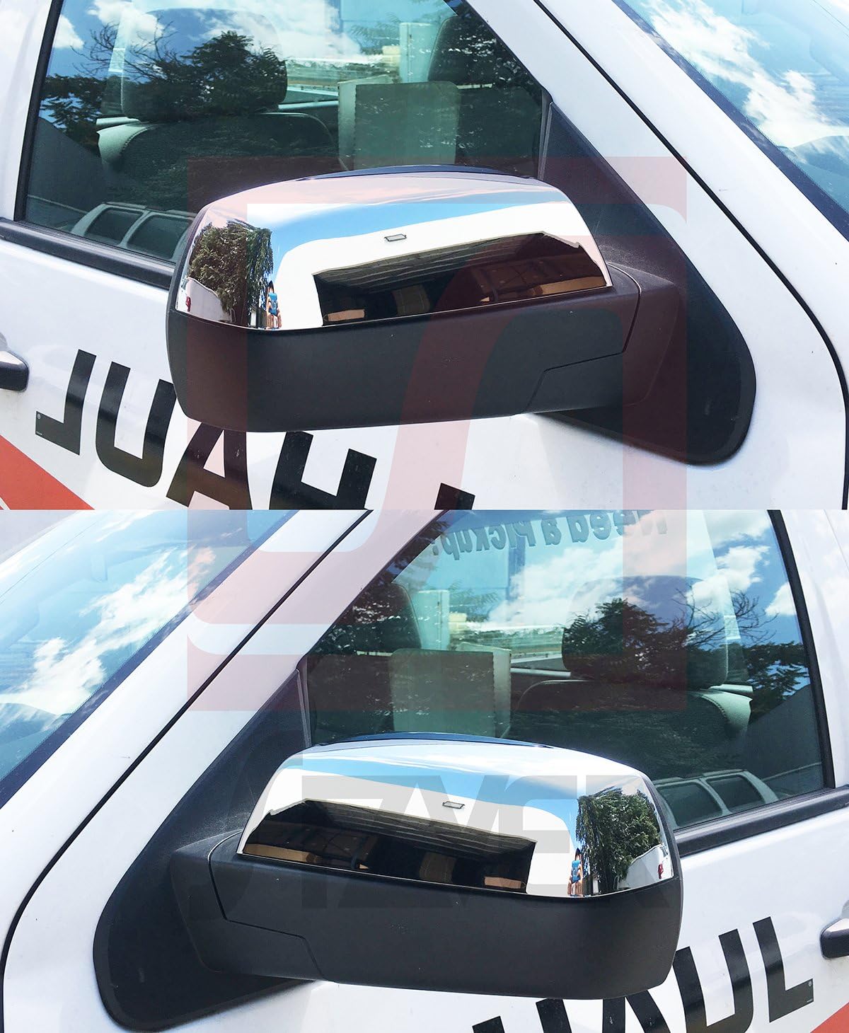 Chrome Tailgate Covers with Camera Hole X1979