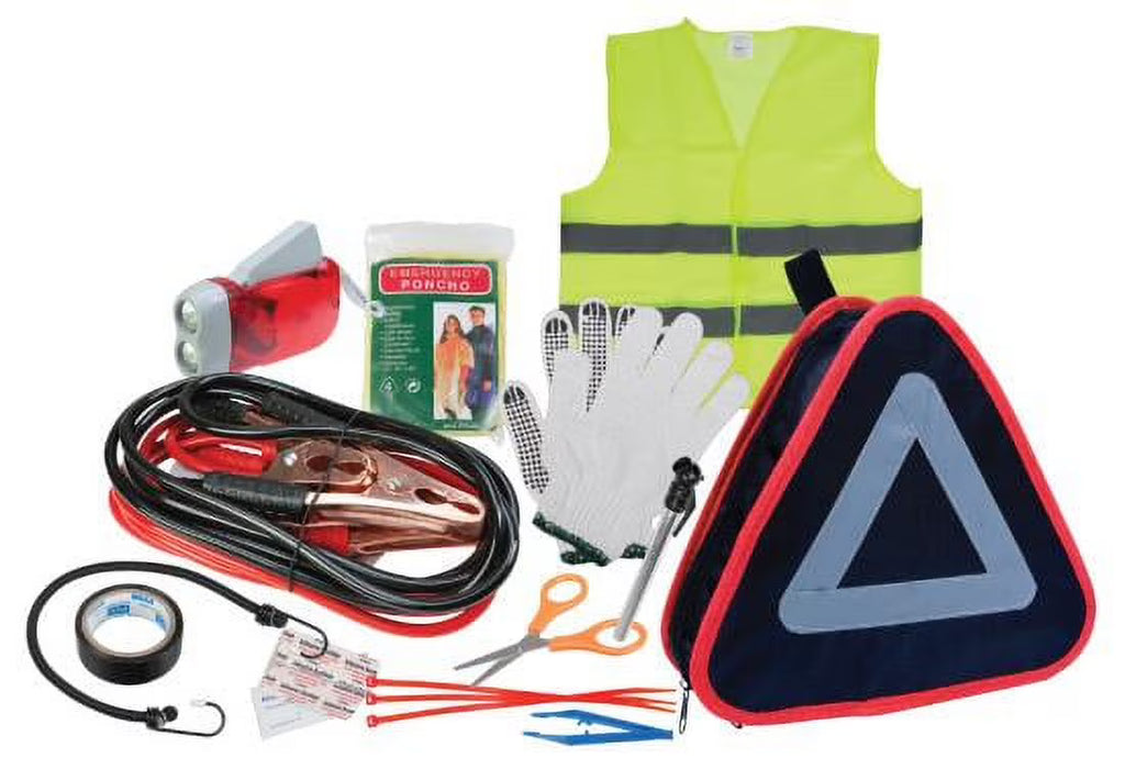11Pc Roadside Emergency Kit J716