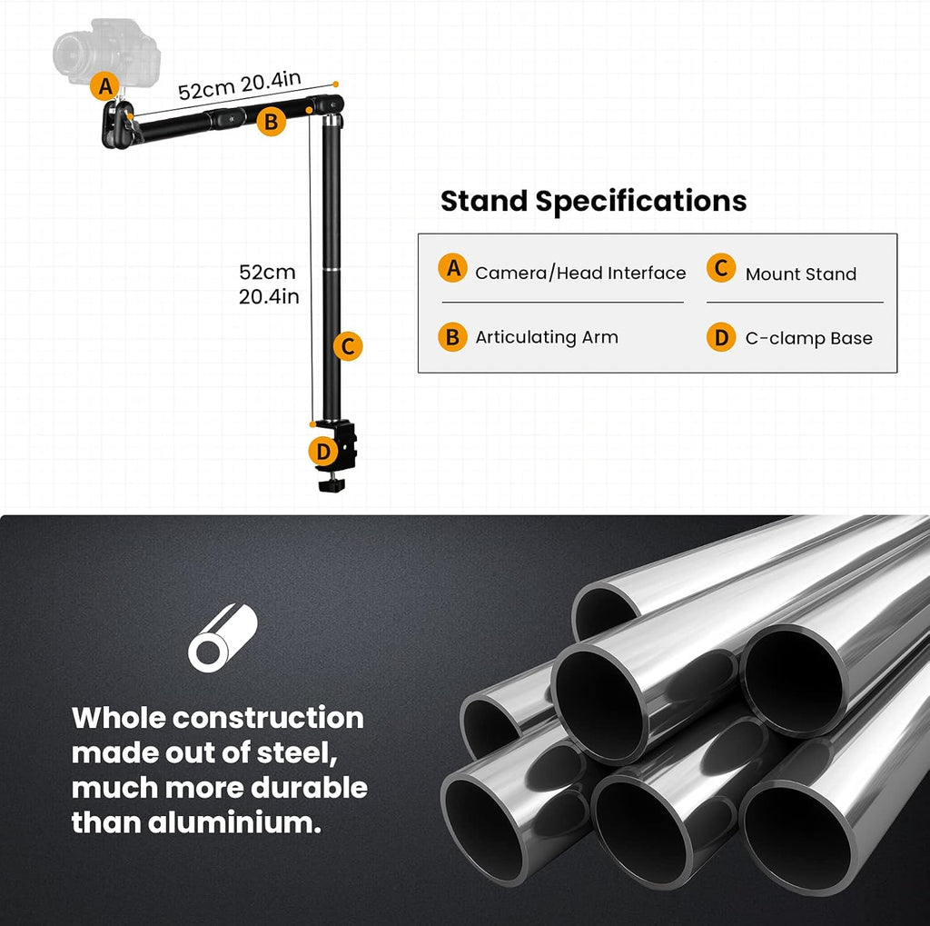 Articulated Desk Camera Mount Stand Z883