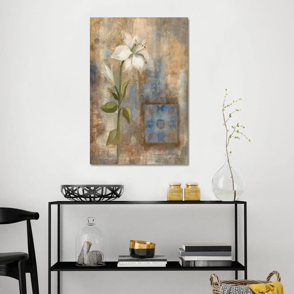 Lily and Tile Canvas Wall Decor Prints N89718