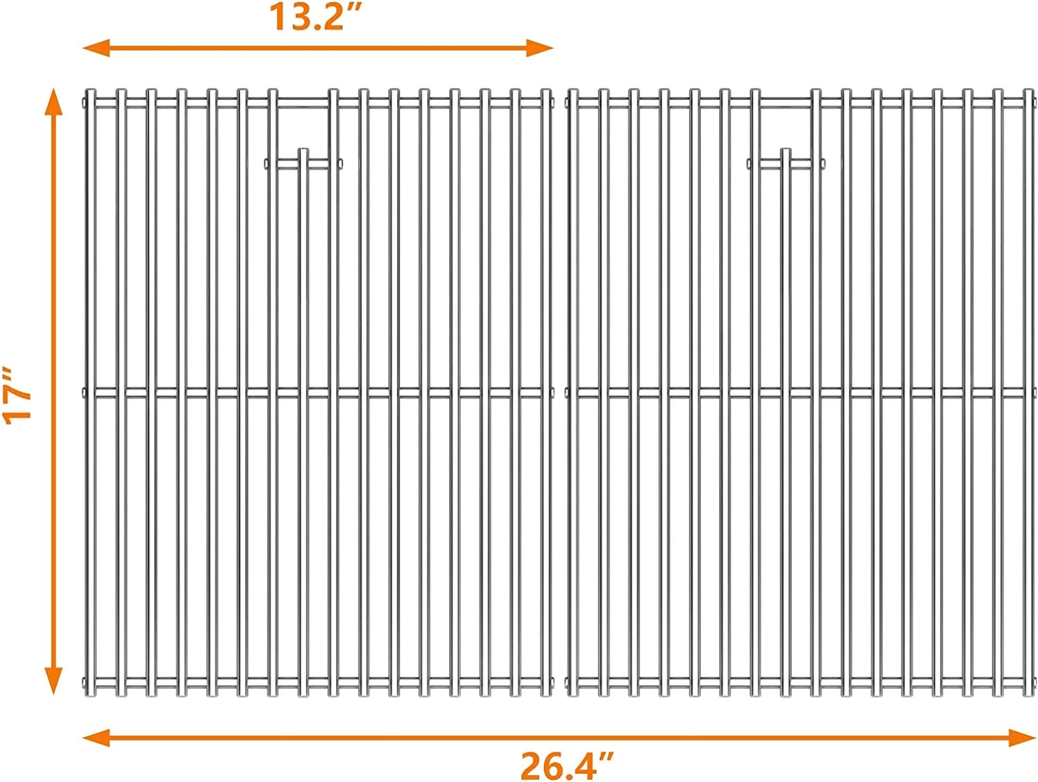 Cast Iron Grill Grates Replacement K5505
