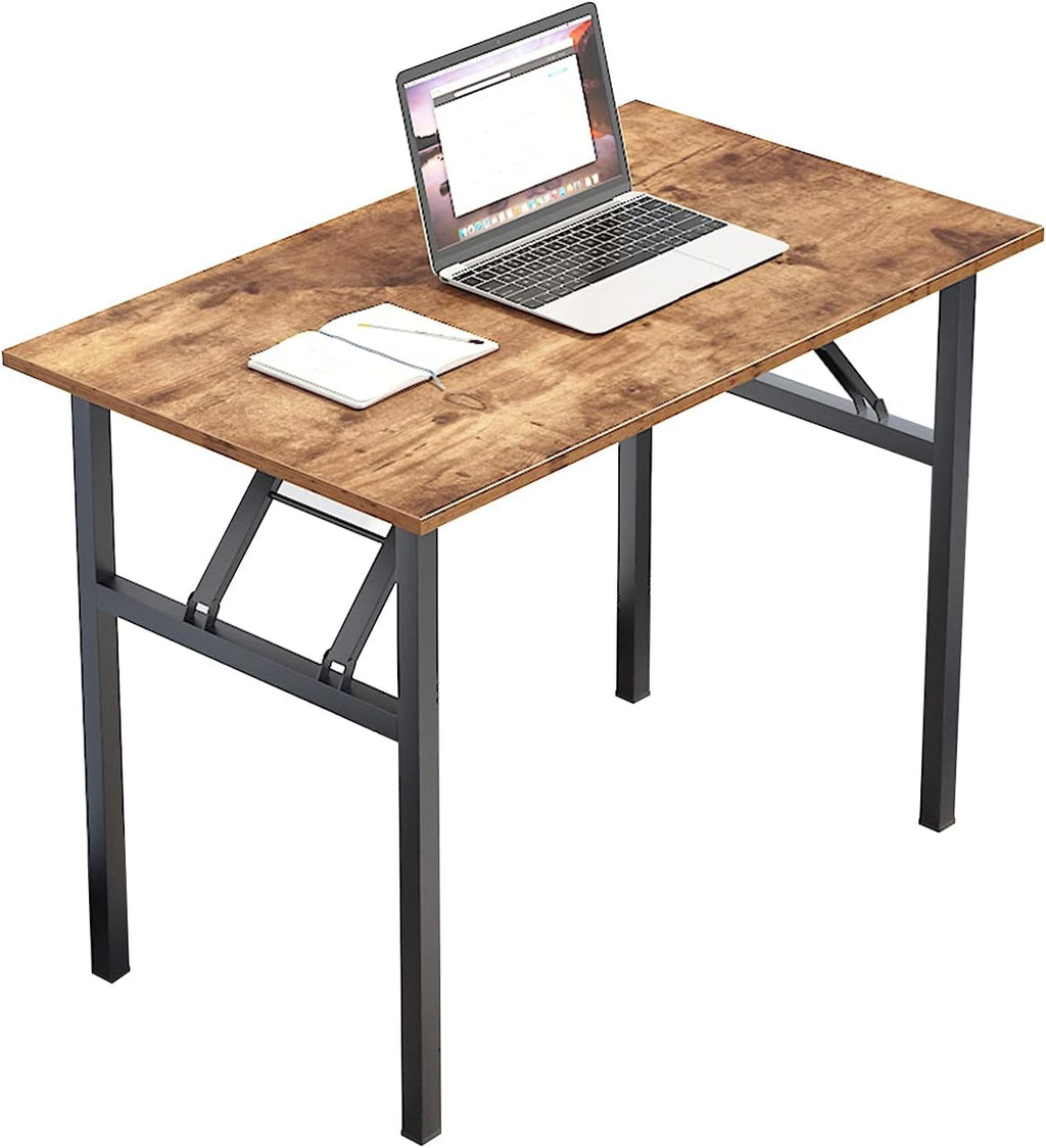 Rustic Brown Folding Computer Desk D2881