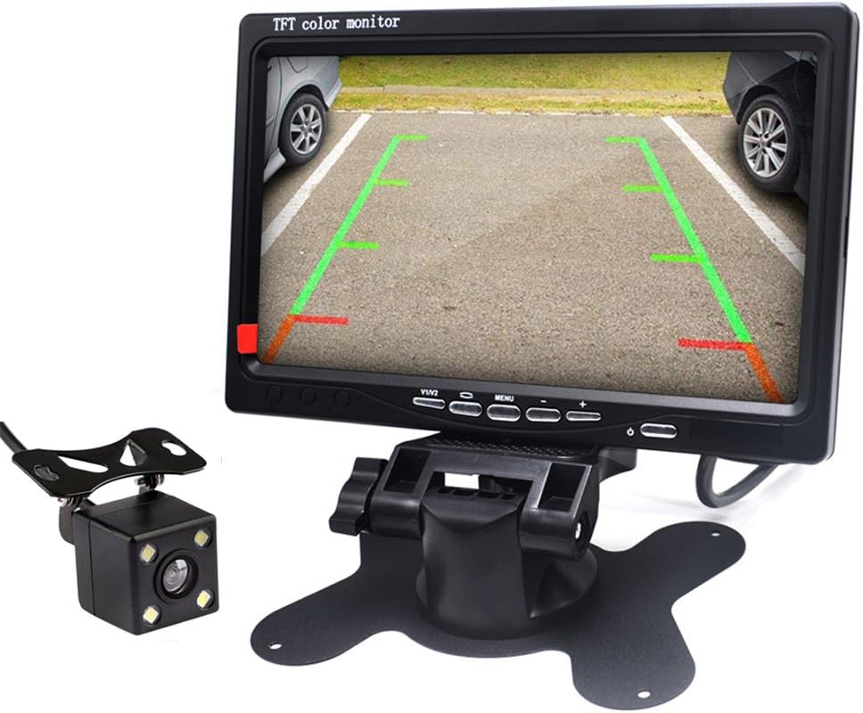 LED Backup Camera and Monitor, 7" Monitor, Pack of 2 Q4225