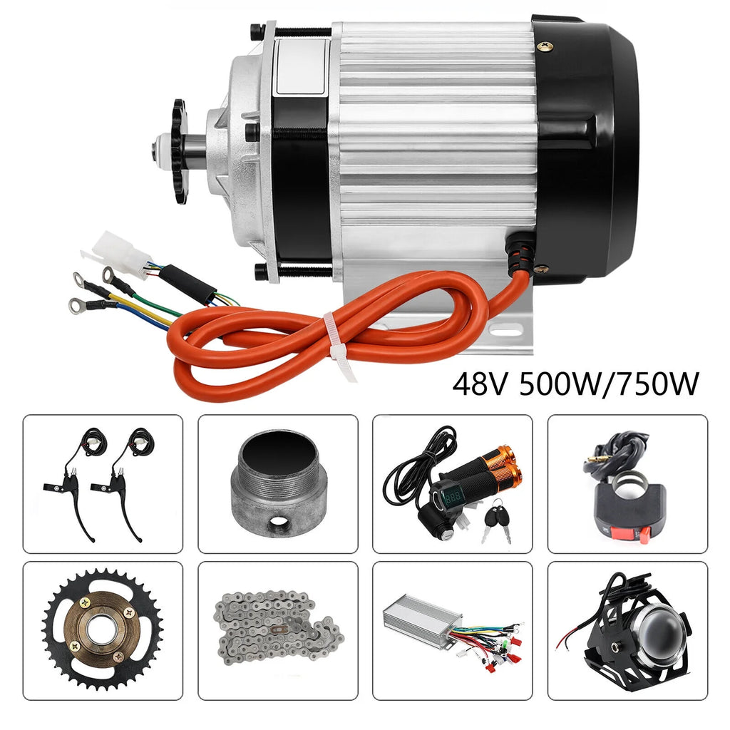 48V 750W Electric Brushless Geared Motor Kit for Tricycle E-Bike Bicycle Q59216