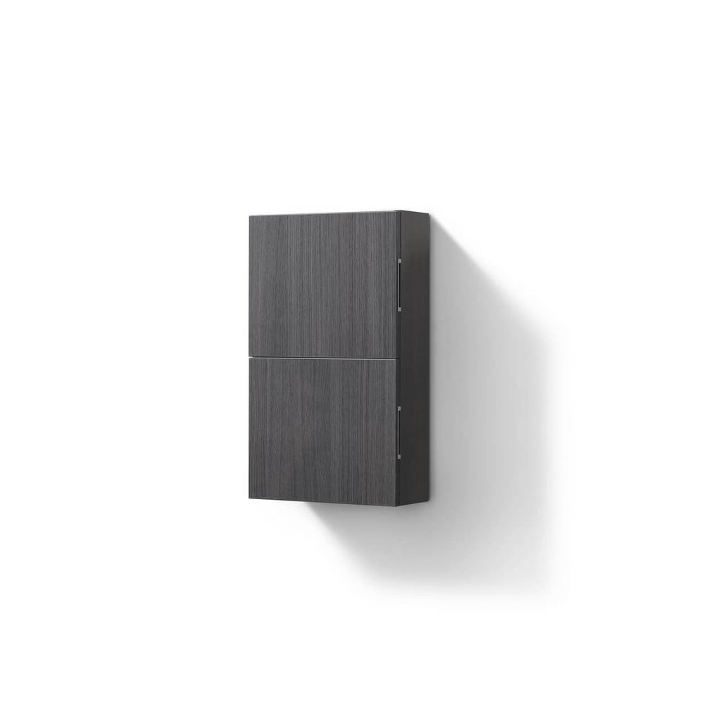 High Gloss Gray Oak Linen Side Cabinet with One Door P86077
