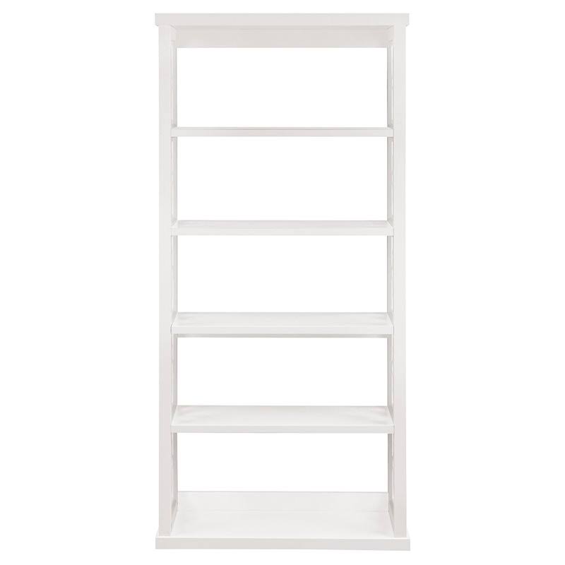White 5 Shelf Bookcase T16293