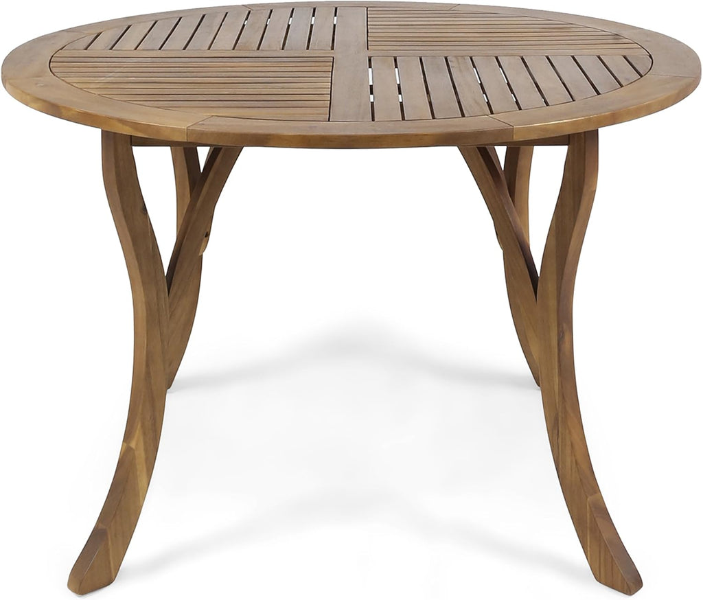47 Round Acacia Wood Dining Table T96388