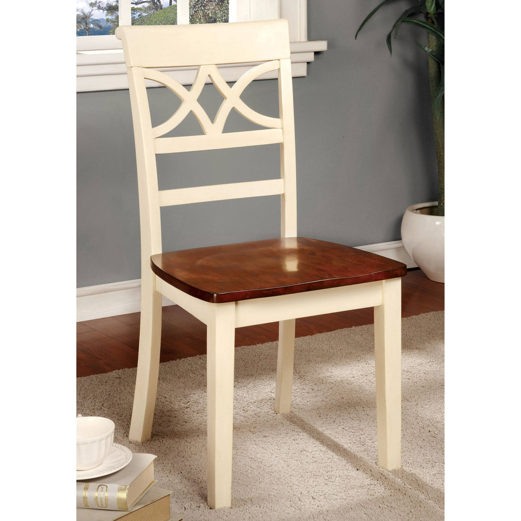 Cream Dining Chair Set of 2 V4438