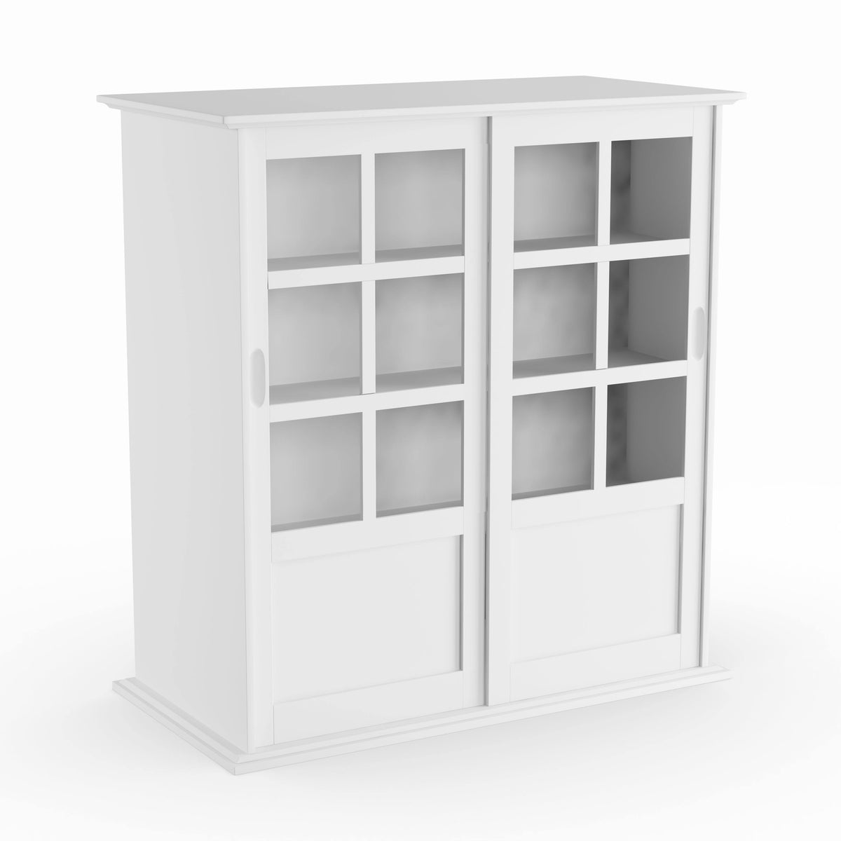 White Wood Curio Table E65003
