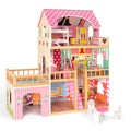 Dollhouse Toy Family House with 7 pcs Furniture L297
