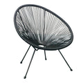 Black 4 Piece Patio Lounge Chair E166