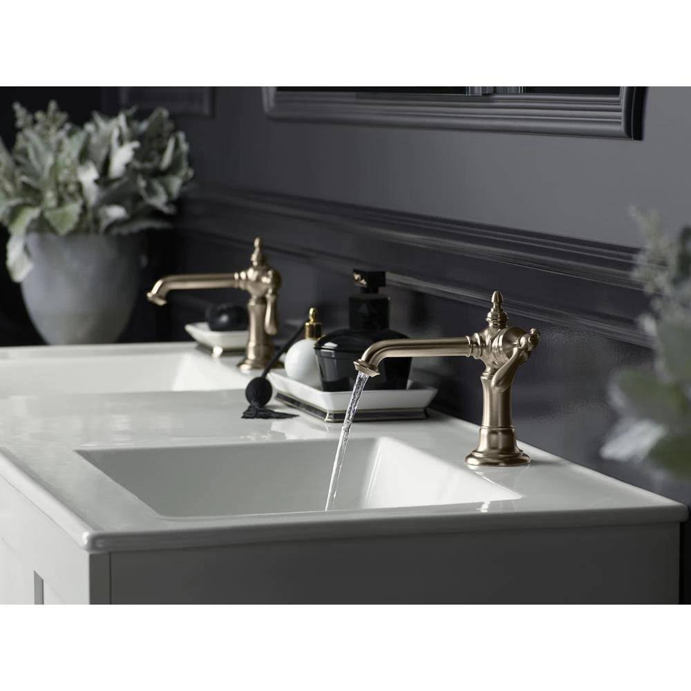 Vibrant Brushed Bronze Bathroom Sink Faucet B273