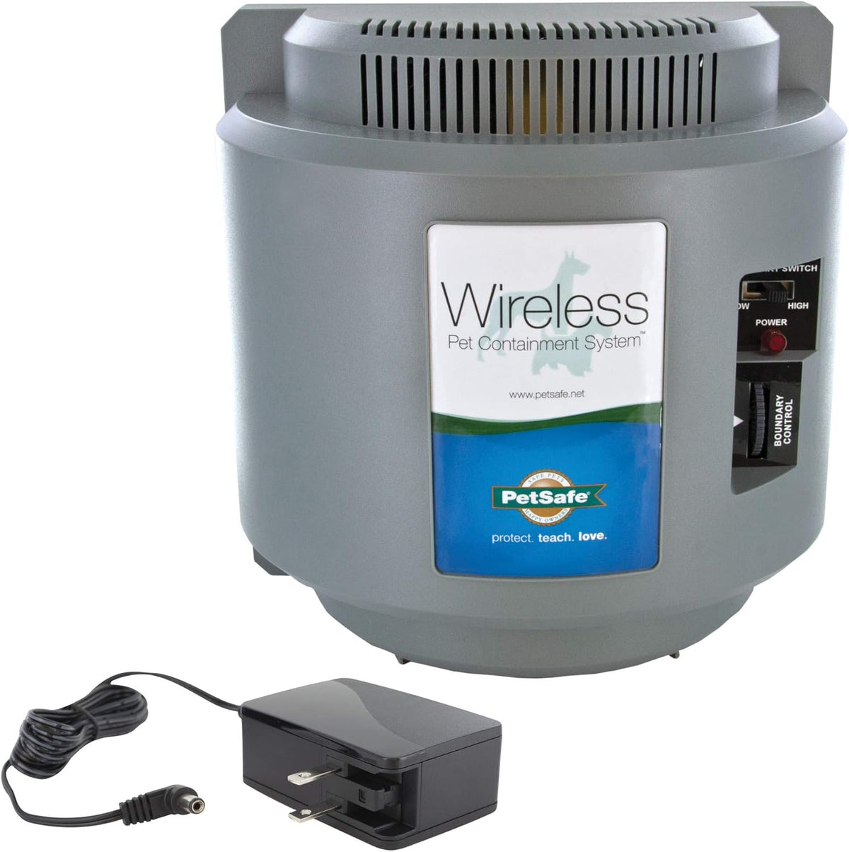 Wireless Pet Containment System, Covers up to 1/2 Acre, Waterproof Receiver with Tone / Static Correction V34929