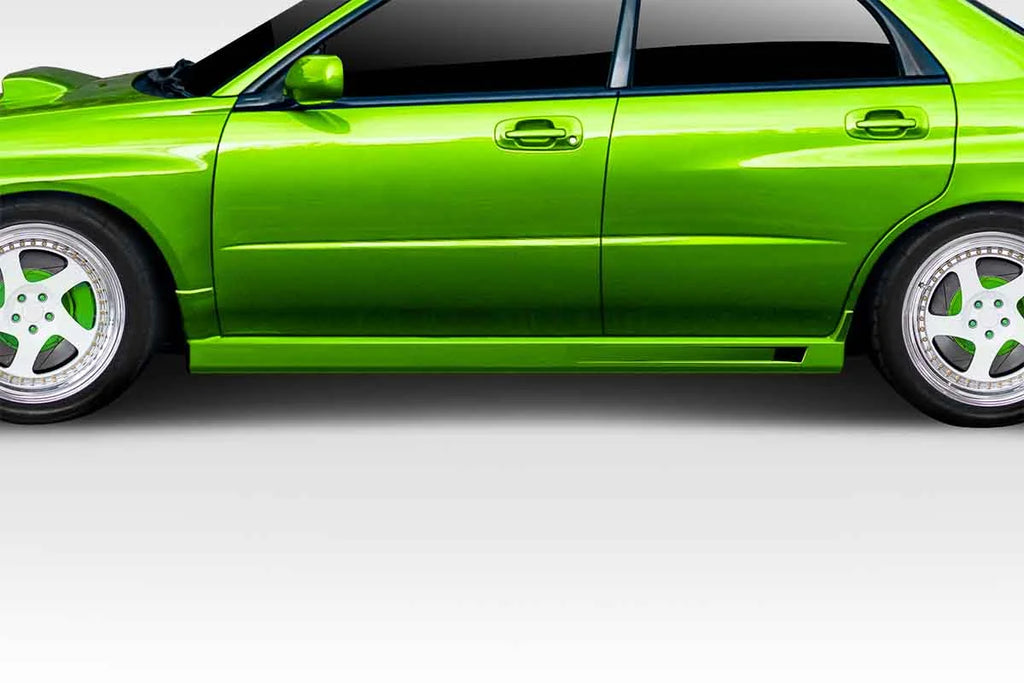 Duraflex M-1 Side Skirt Rocker Panels for 2002-2007 Subaru Impreza WRX STI 4DR, 2 Piece F751938