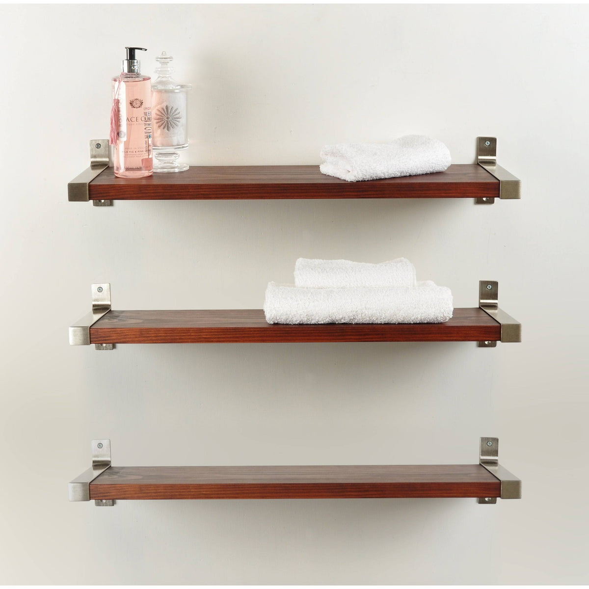 3 Piece Wood Wall Shelf Set G923