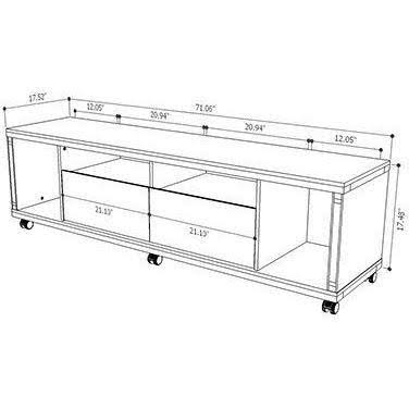White Gloss TV Stand G22423