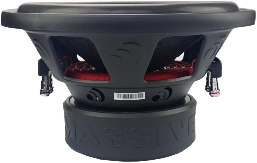 12 Inch Car Audio Subwoofer, 1,000 Watt RMS, Dual 4 Ohm J7385