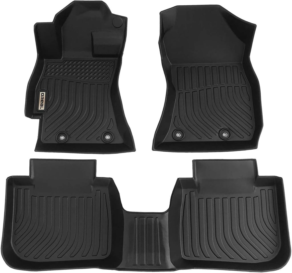 Black Heavy Duty All Weather Floor Mats W94983