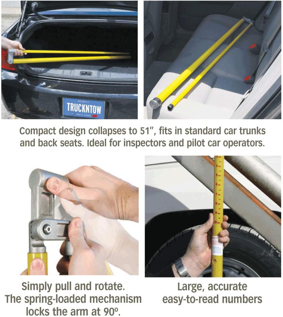 Height Stick Variation (QuickClick Compact Plus - Measures 15.5') F609