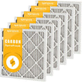 20x20x1 MERV 8 Odor Reduction Air Filters (6 Pack) Y7576