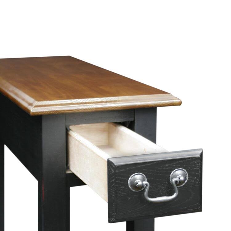 Oak Chairside End Table X127