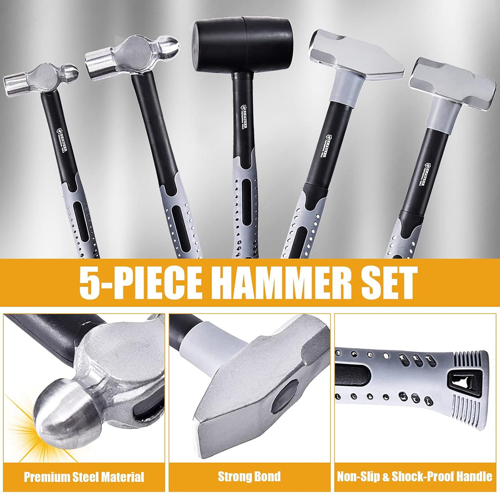 5 Piece Tool Hammer Set U811922